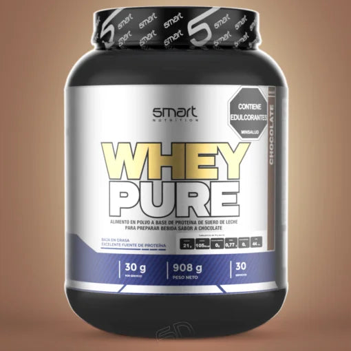 Whey Pure Smart Nutrition 2 lb Proteína de Suero Aislada Original