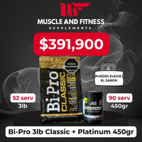 Combo Bi Pro 3lb + Creatina Platinum 450g | Definición y Fuerza Muscular