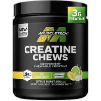Creatina Chews MuscleTech – 90 Tabletas Masticables