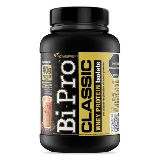 Proteína BiPro Classic 3 LB Capuccino con crema de Whisky| Suero Aislado para Definición