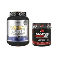 Combo Smart Nutrition Whey Pure 2 lb + creatina SN Iron Nutrition Ultra Pure 500 g