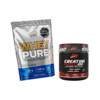 Combo Smart Nutrition Whey Pure 3 lb + creatina SN Iron Nutrition Ultra Pure 500 g