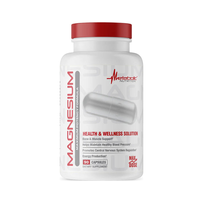 Suplemento de magnesio Metabolic Nutrition 90 tabletas