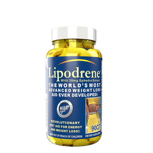Lipodrene AMARILLO / NEGRO / ROJO 90 Tabletas