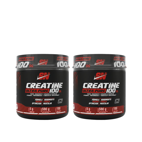 Combo 2 creatinas SN Iron Nutrition Ultra Pure 500 g cada una