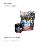 Combo Smart Nutrition Whey Pure 3 lb + creatina SN Iron Nutrition Ultra Pure 500 g