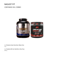 Combo Smart Nutrition Whey Pure 5 lb + creatina SN Iron Nutrition Ultra Pure 500 g