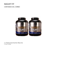 Combo 2 proteínas Smart Nutrition Whey Pure 5 lb cada una
