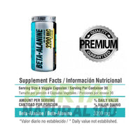 Aminoácido en cápsulas Healthy Sports Beta Alanine 120 cápsulas · 30 servicios