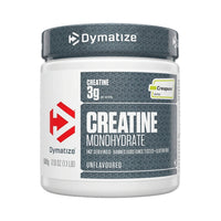 Creatina micronizada sin sabor Dymatize Creapure 500 g · 100 servicios