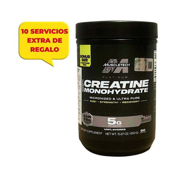 Creatina monohidratada MuscleTech Platinum 100% Creatine 450 g