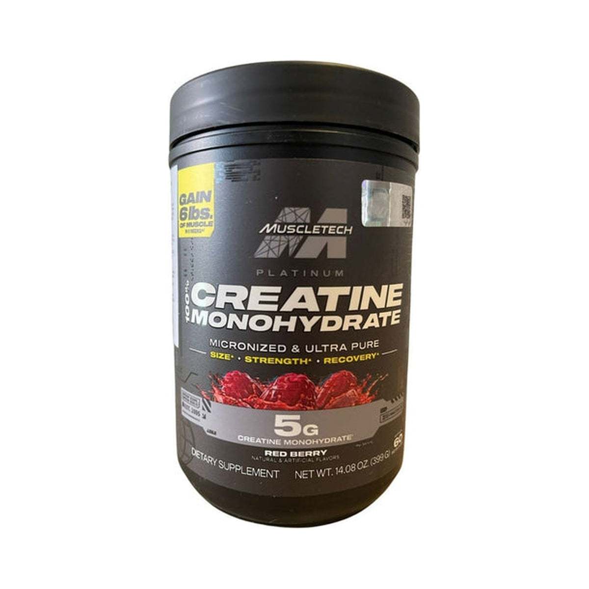Creatina frambuesa MuscleTech Platinum 100% Creatine 400 g