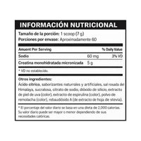 Creatina frambuesa MuscleTech Platinum 100% Creatine 400 g
