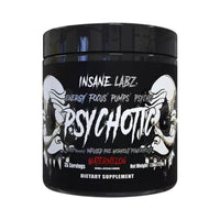 Pre-entreno Fruit Punch Insane Labz Psychotic Negro 30 servicios