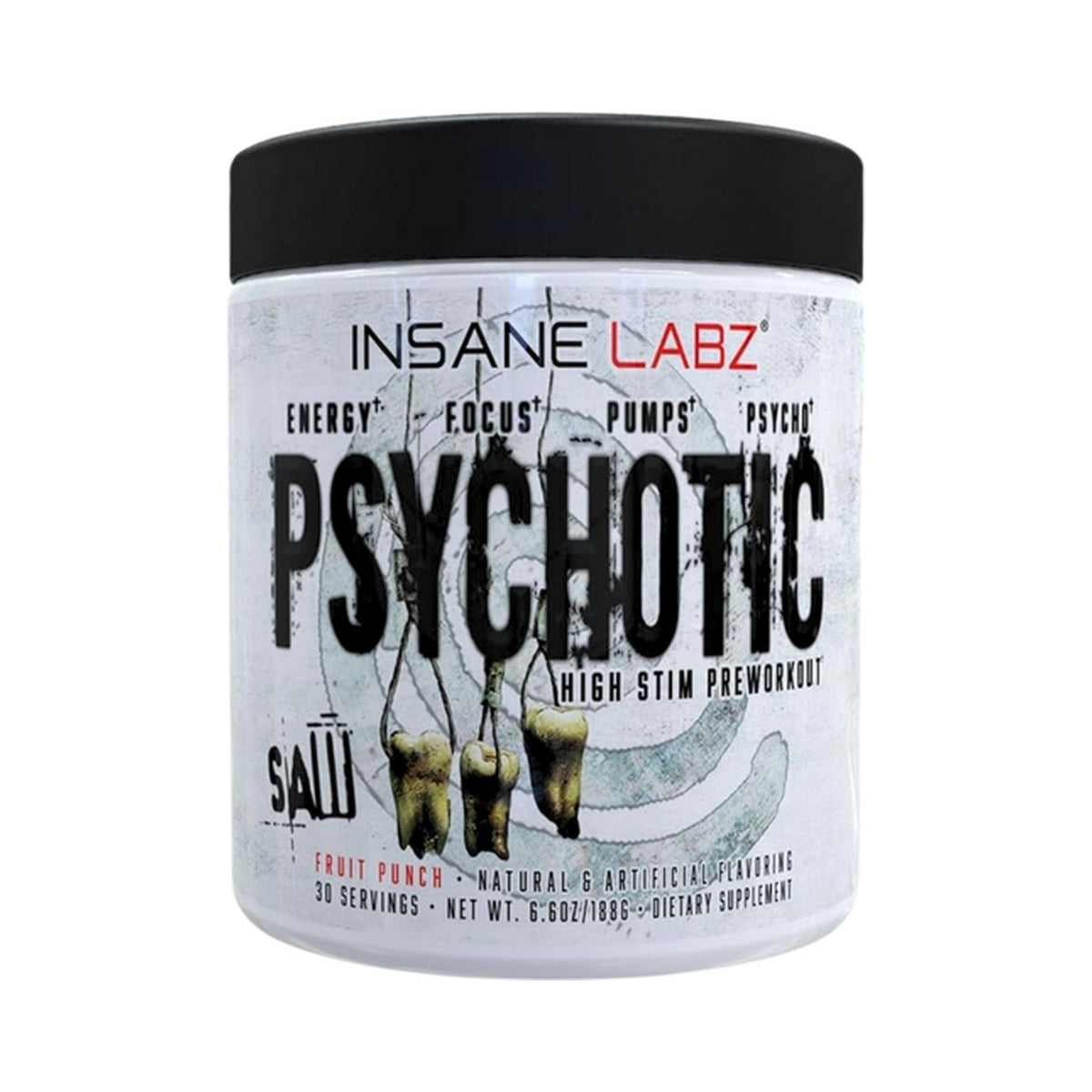 Pre-entreno sandía Insane Labz Psychotic SAW 30 servicios