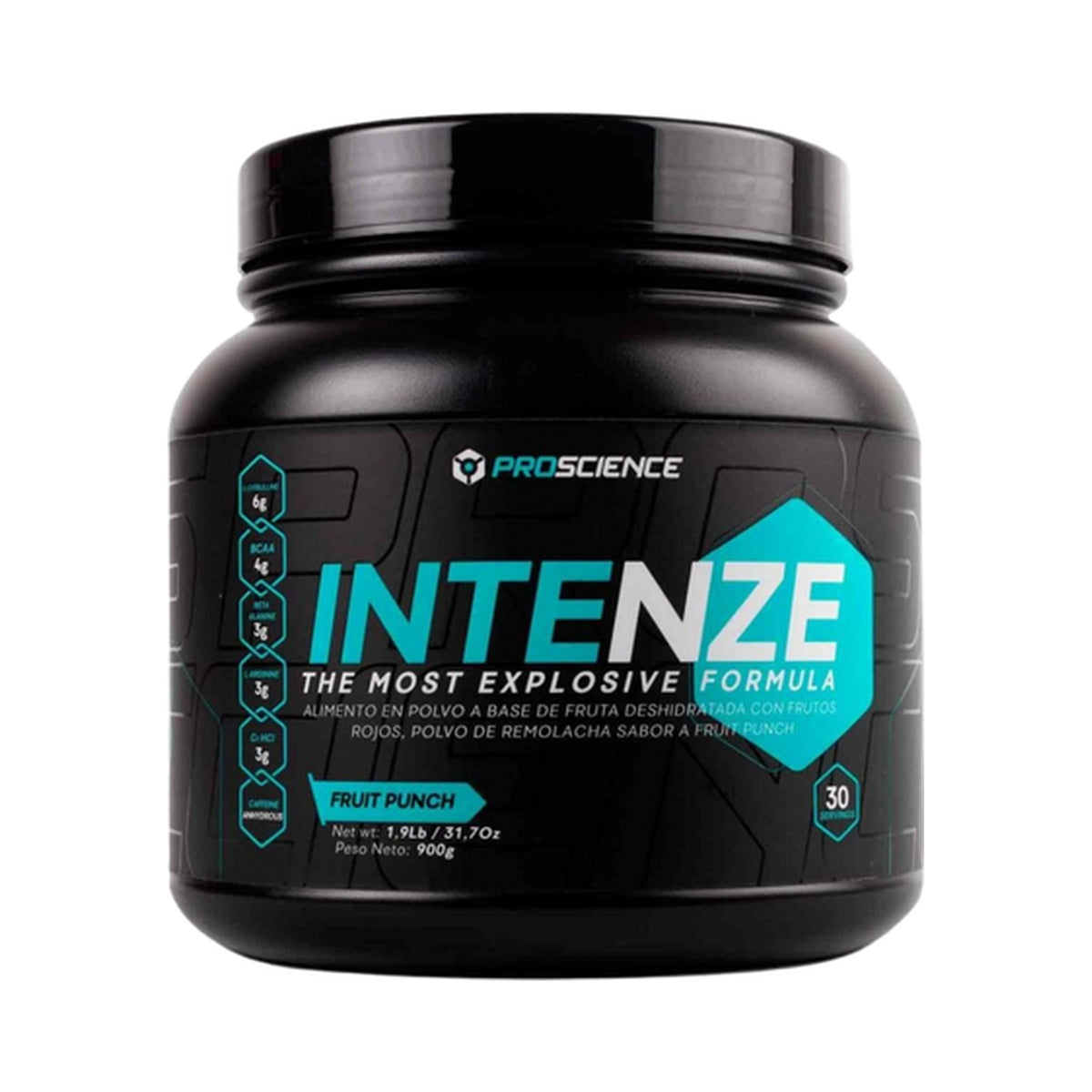 Pre-entreno en polvo ProScience Intenze 900 g 30 servicios