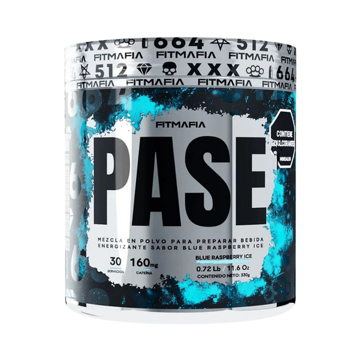 Pre-entreno mora azul Fitmafia Pase 30 servicios