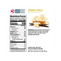 Proteína aislada e hidrolizada Dymatize ISO 100