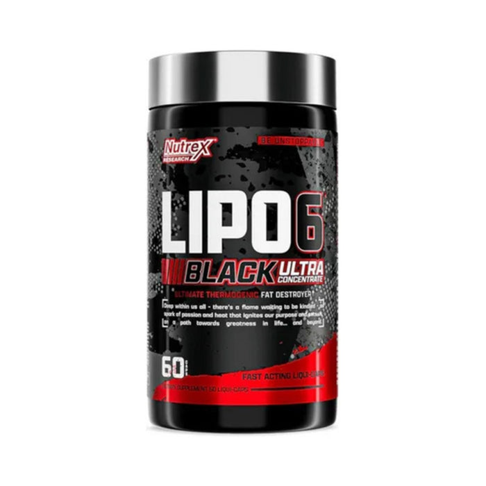 Suplemento Nutrex Lipo-6 Black Ultra Concentrate 60 cápsulas