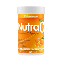 Vitamina C en polvo naranja Megaplex Nutra C 500 g