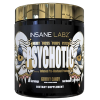 Psychotic Gold Pre Entreno – 325 mg Cafeína | Alta Energía y Bombeo