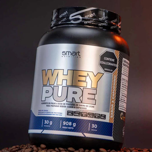 Proteína Whey Pure Smart Nutrition 2 Lbs - Edición Limitada Capuchino